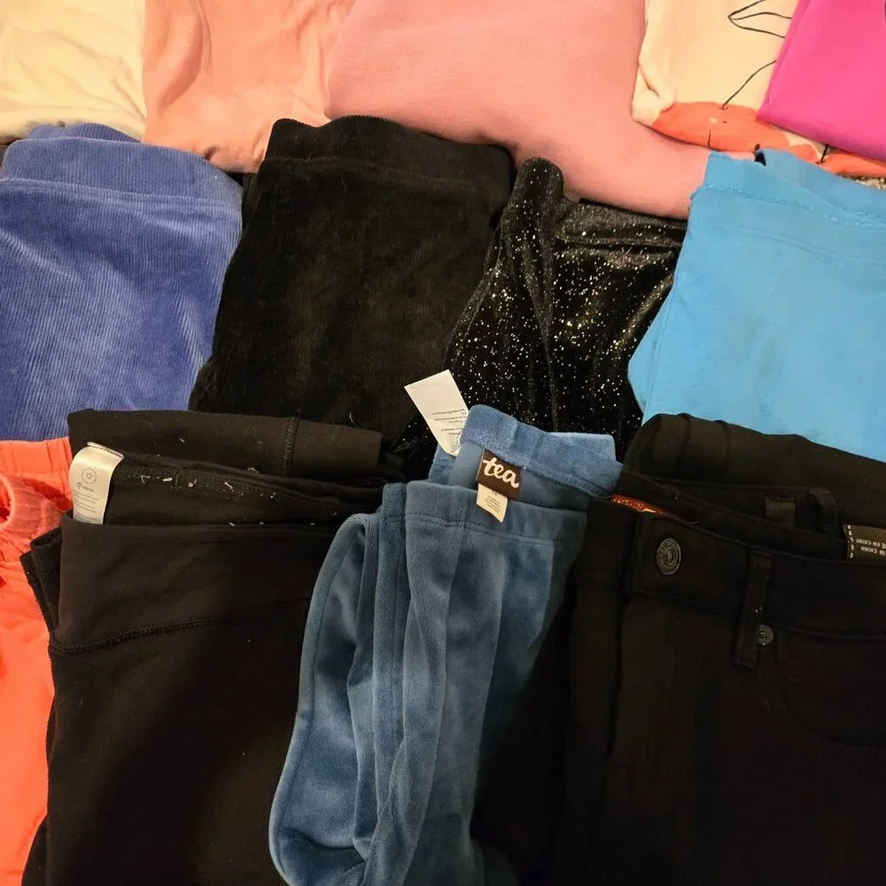 Lot of 19 Pieces Girl's Clothing 12-14 Crewcuts Tea Collection Vineyard Vines